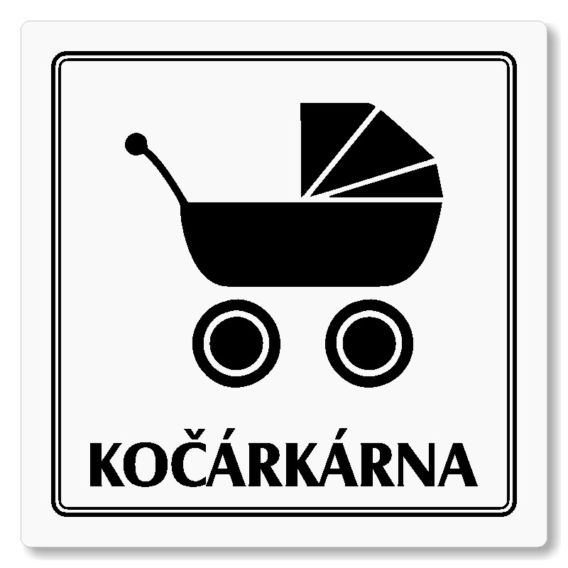 Kočárkárna, 100x100mm, bílá, Utah